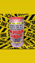True Crime Glass Tumbler