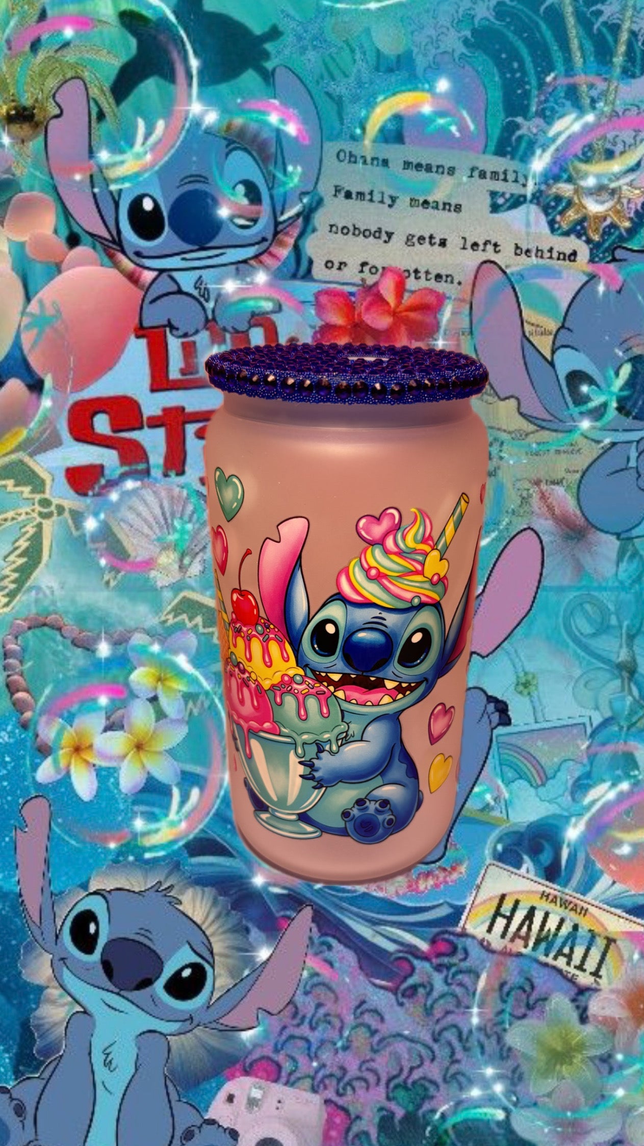 Stich Glass Tumbler